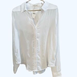 Cloth & Stone White Button Down Shirt